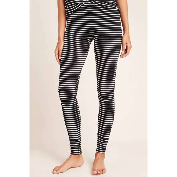 NEW MAISON DU SOIR madrid legging in navy stripe - Picture 1 of 4